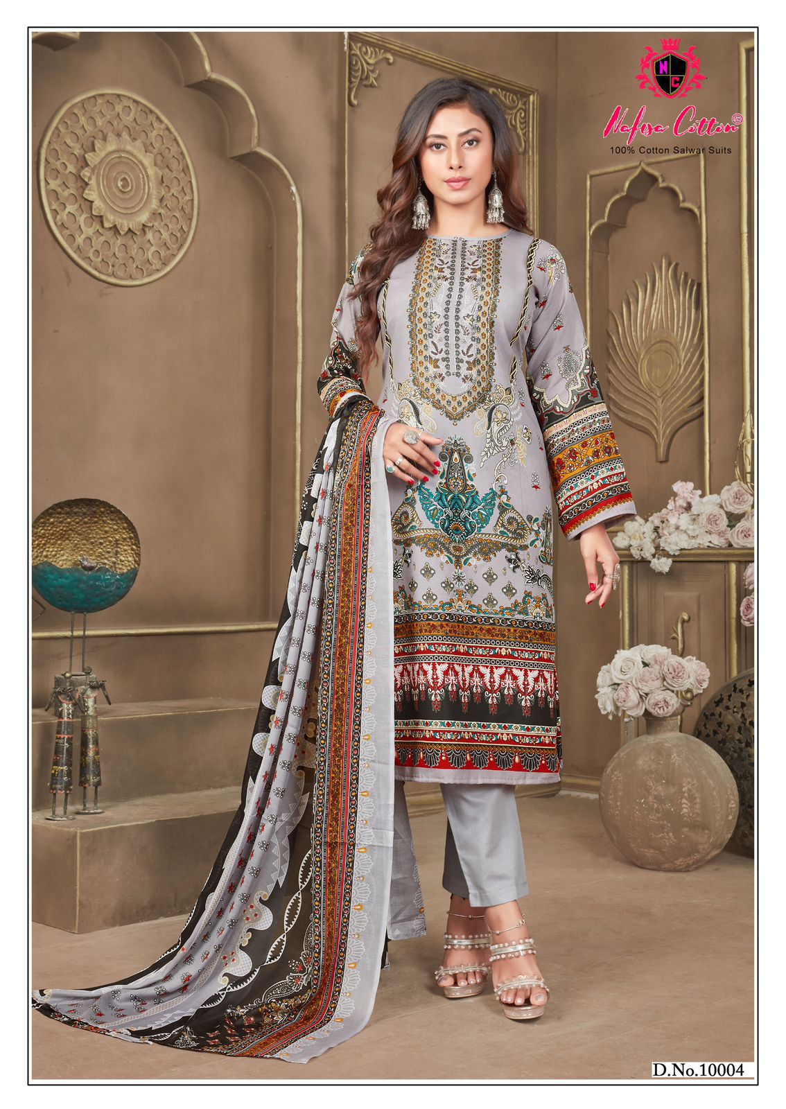 Safina Vol 10 By Nafisa Cotton Printed Pakistani Dress Material Wholesale Price In Surat
